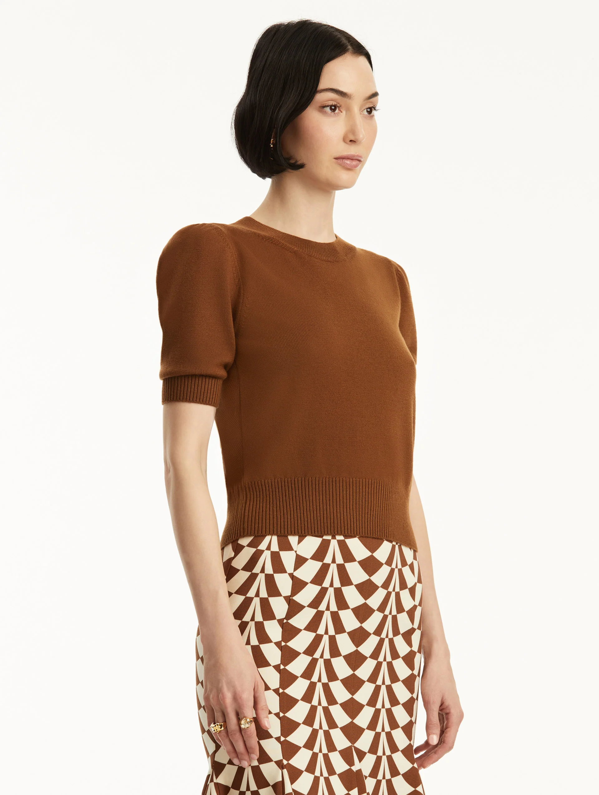 Short Sleeve Wool Pullover - Image 5