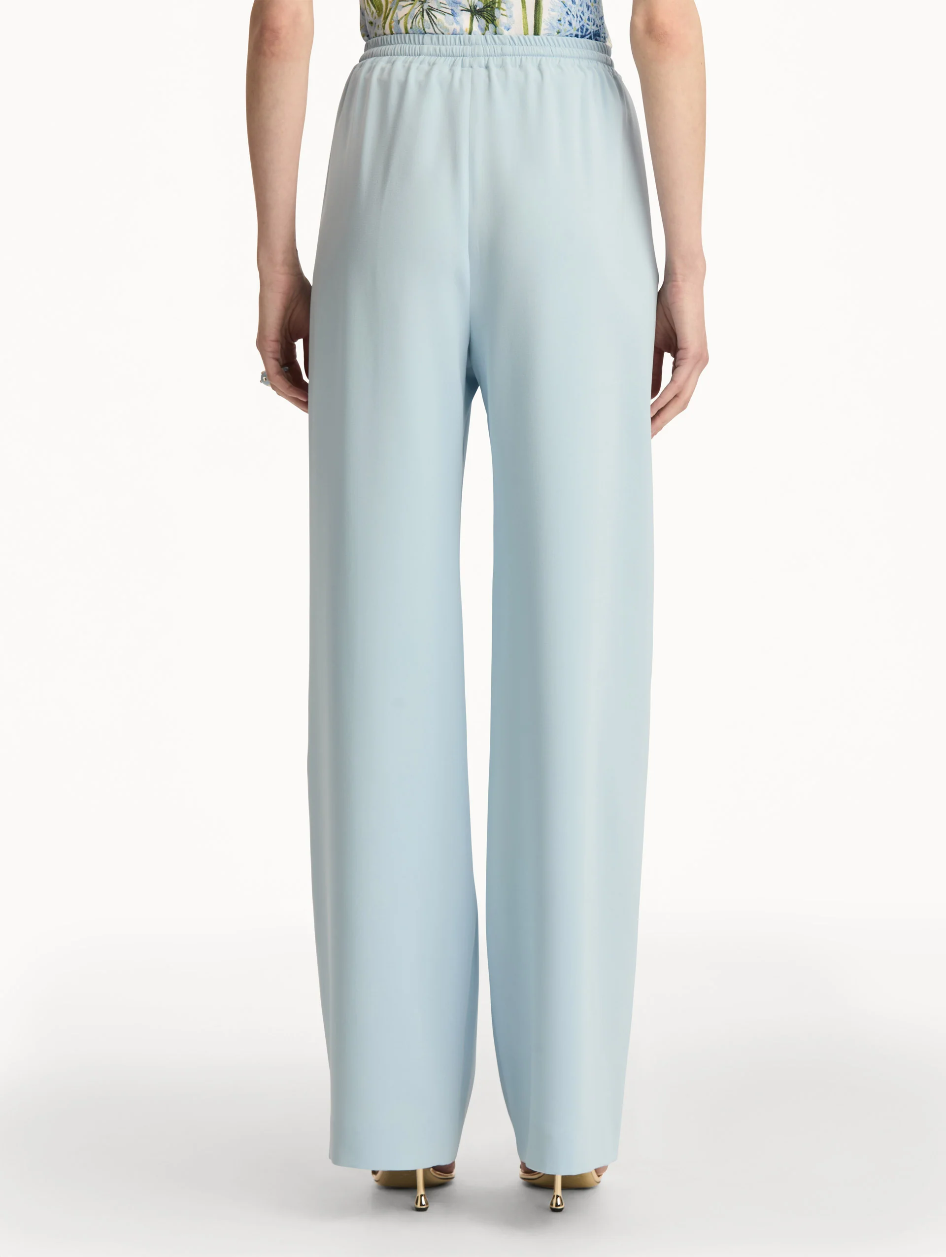 Silk Georgette Drawstring Pant - Image 3