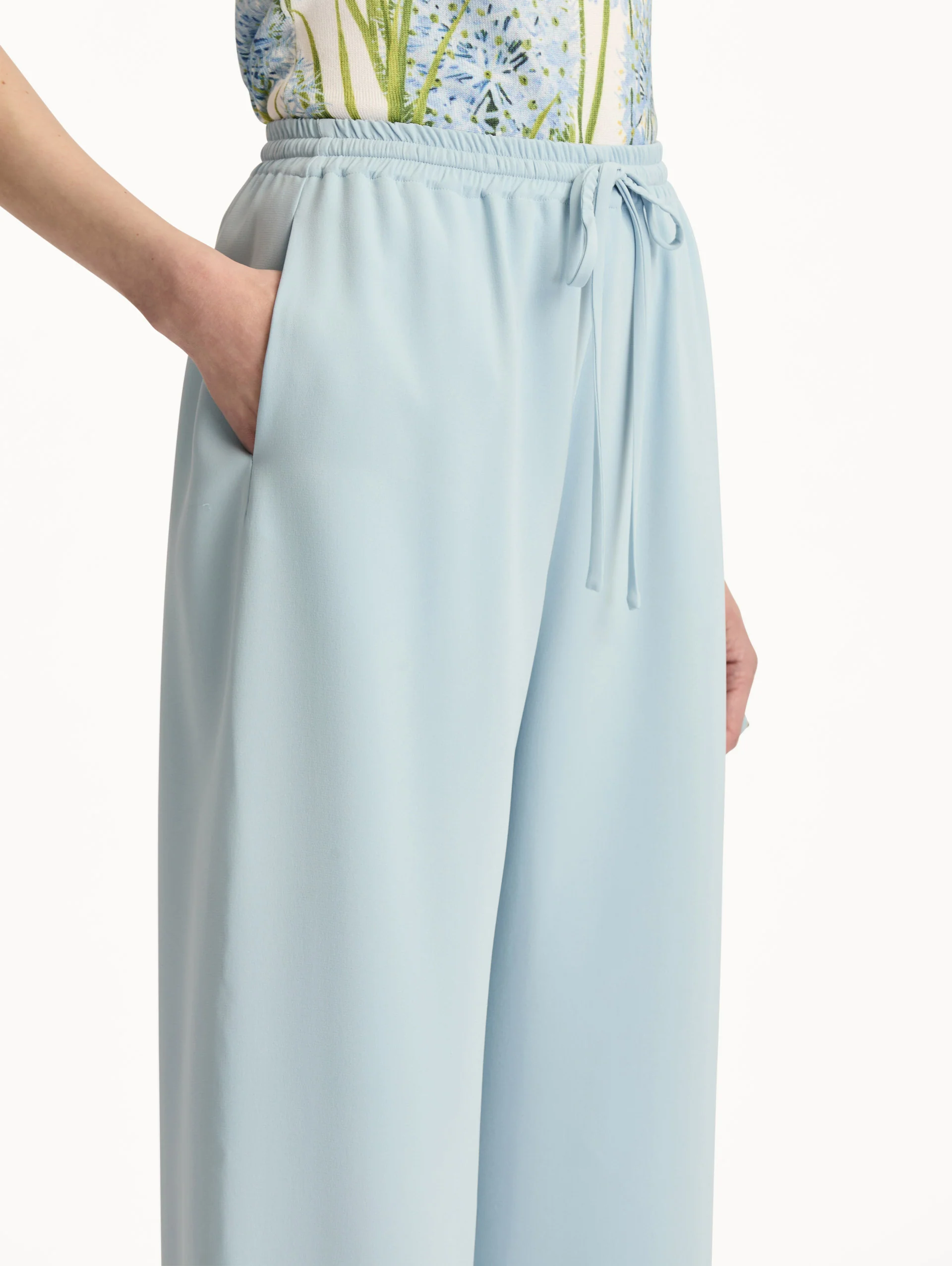 Silk Georgette Drawstring Pant - Image 5
