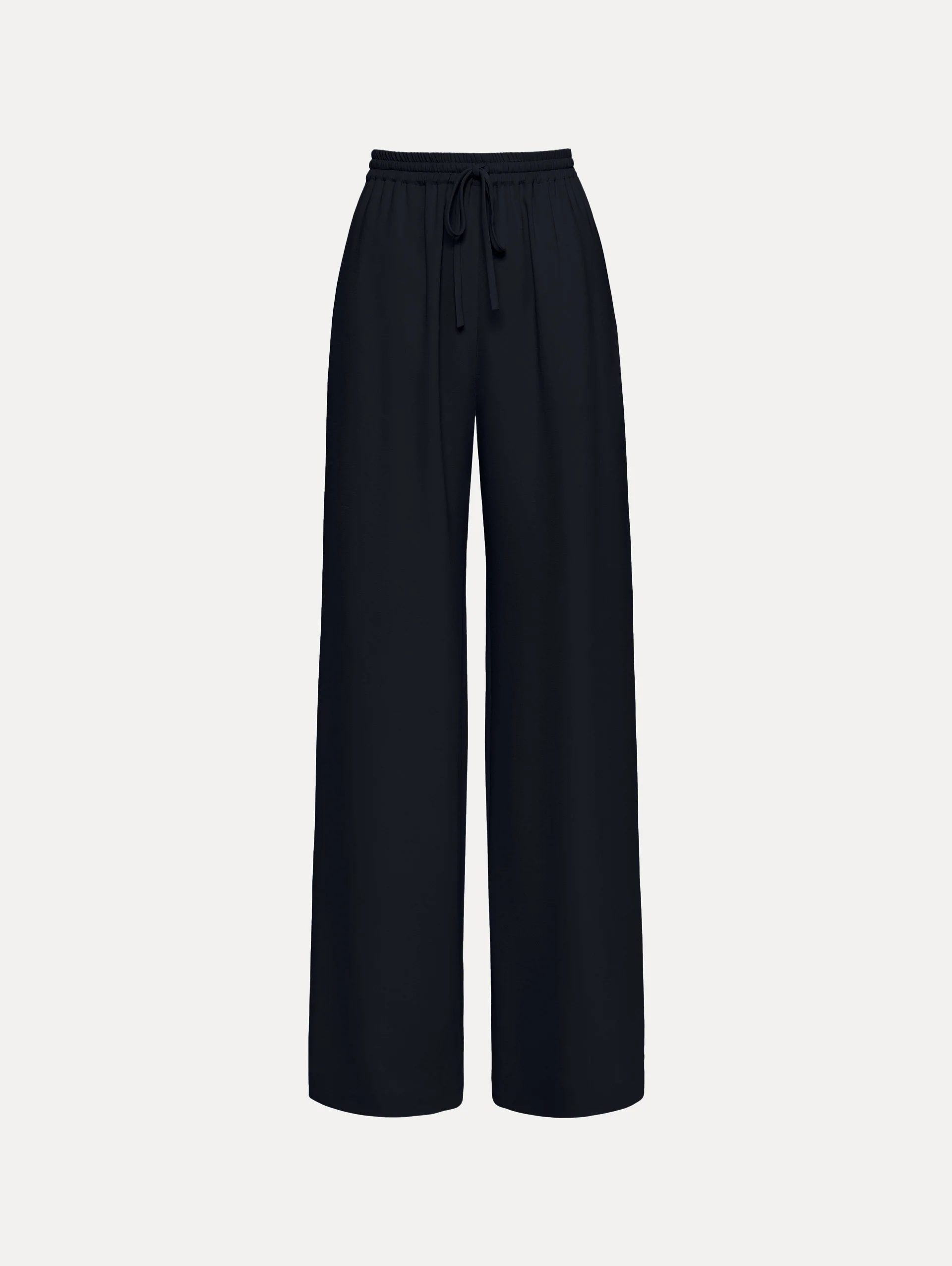 Silk Georgette Drawstring Pant