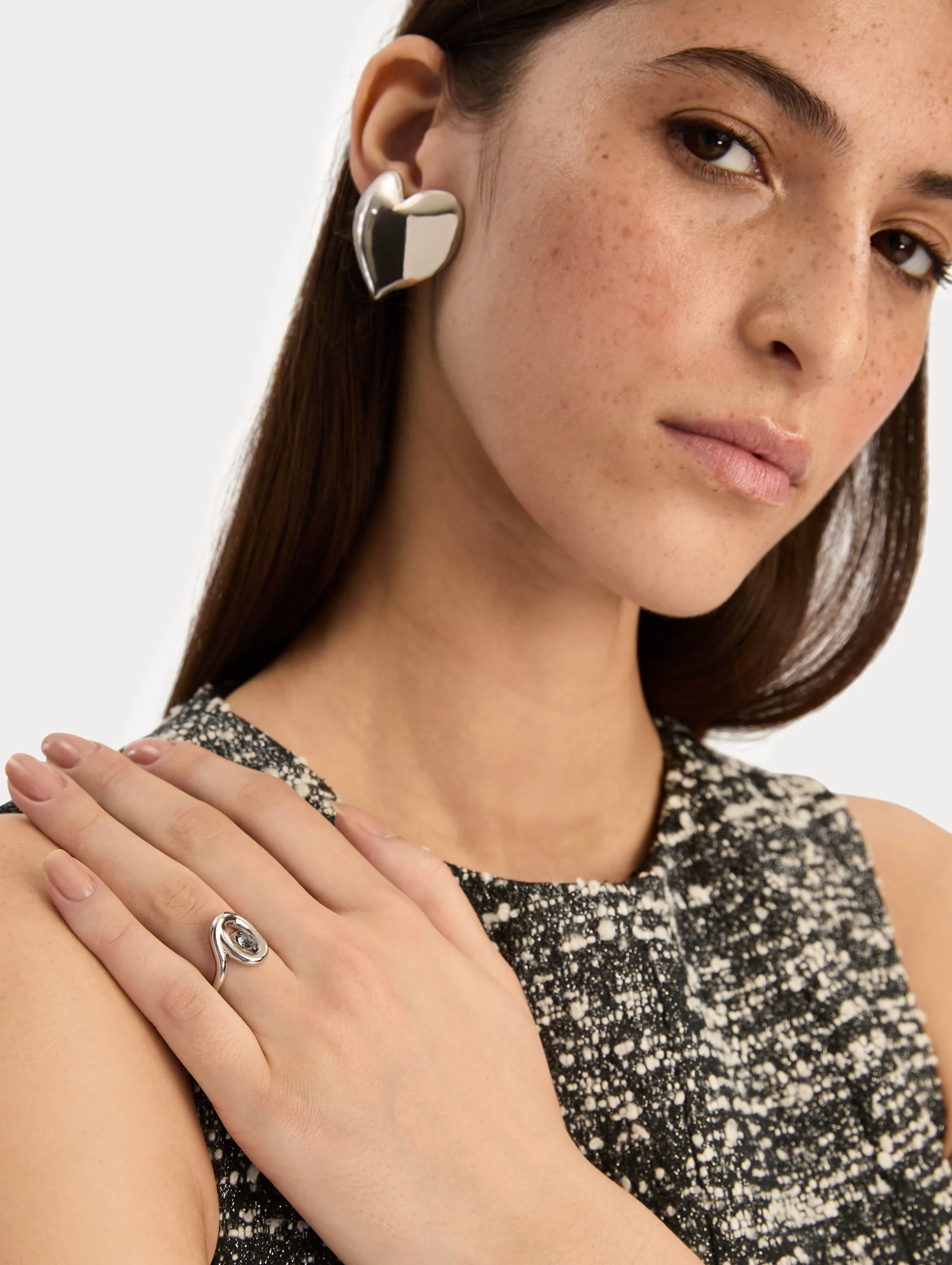 Heart Clip-On Earrings - Image 3