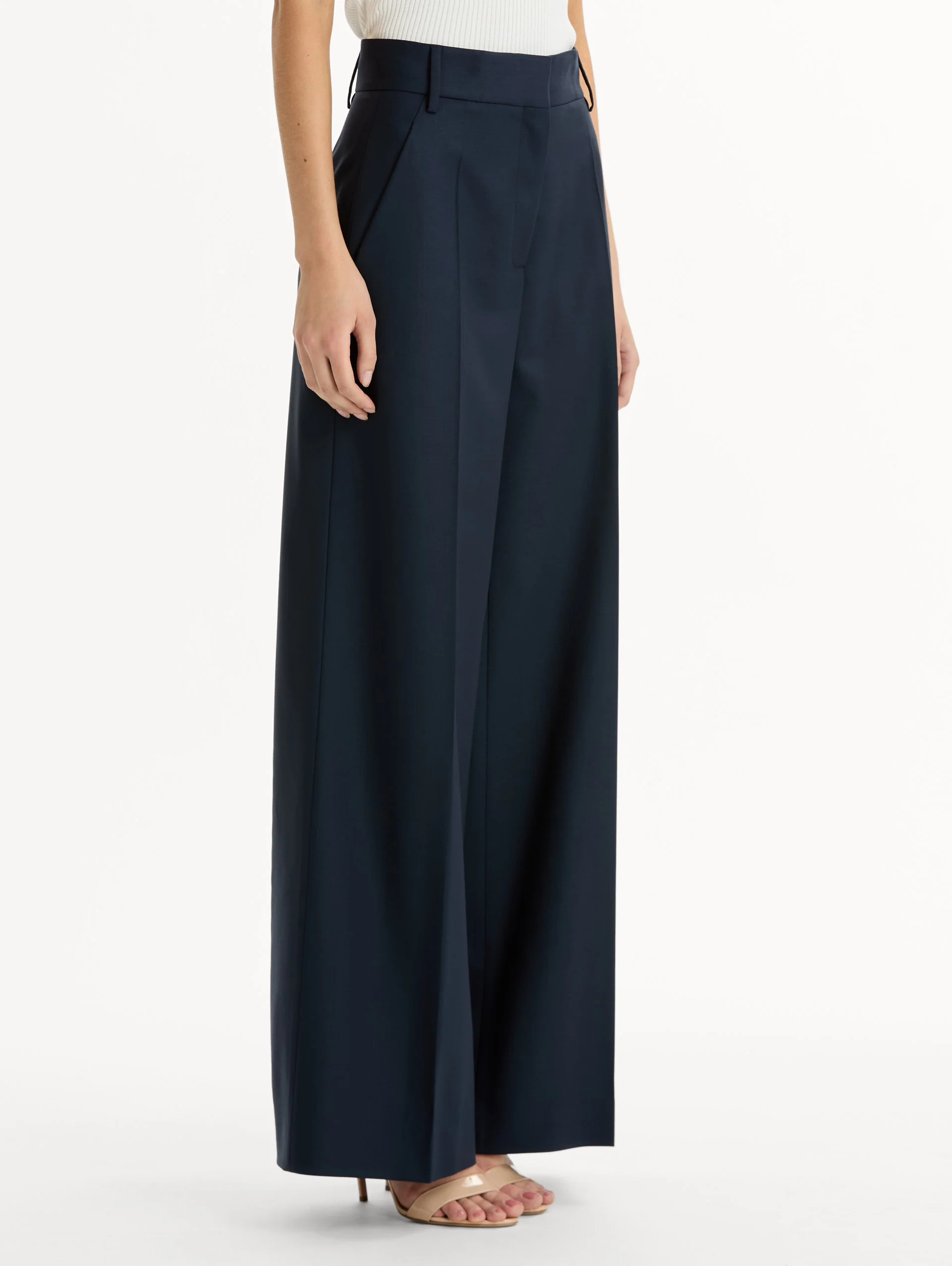 Wide-Leg Wool-Blend Pant - Image 5