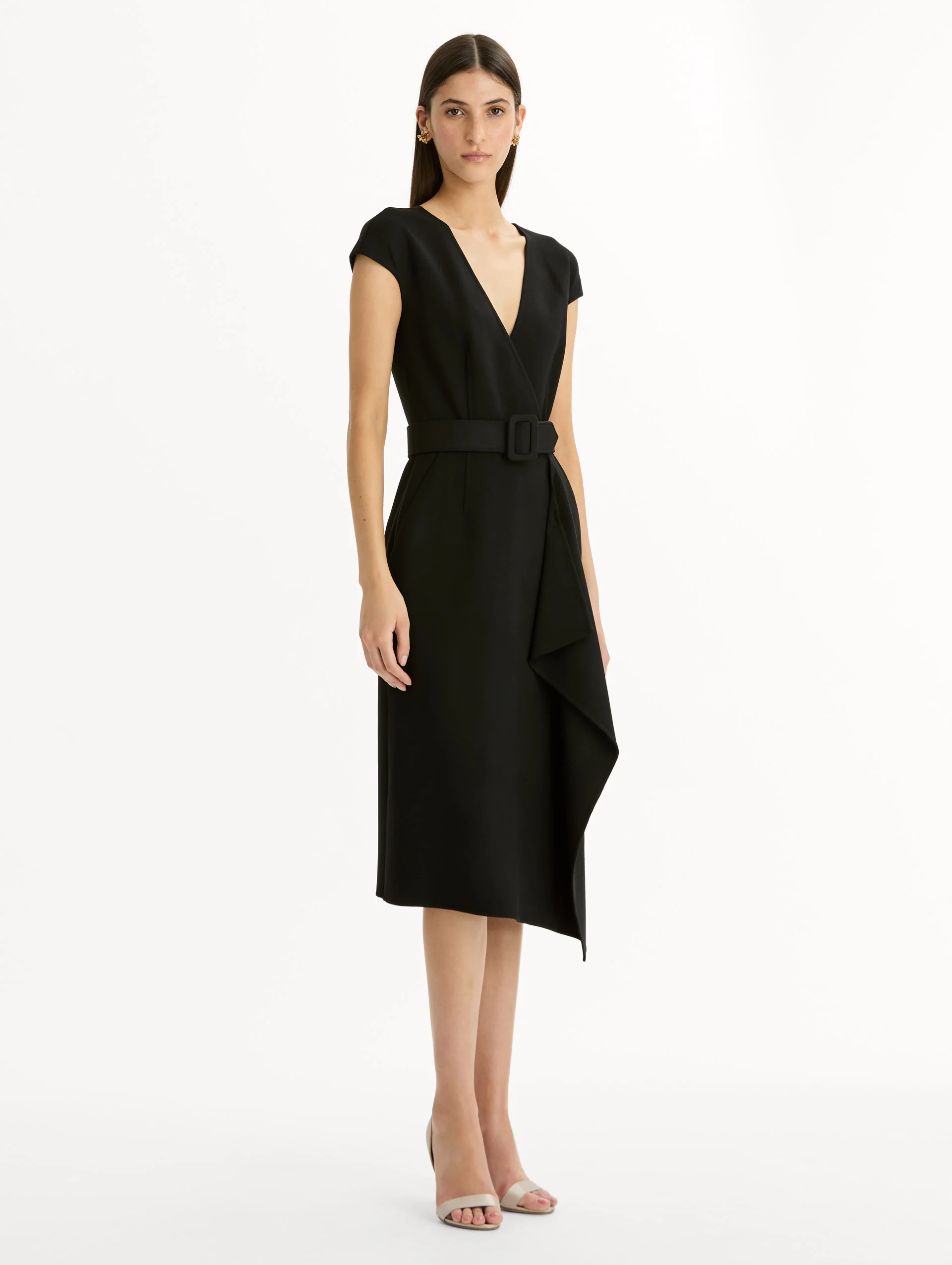 Wool-Blend Pencil Dress - Image 4