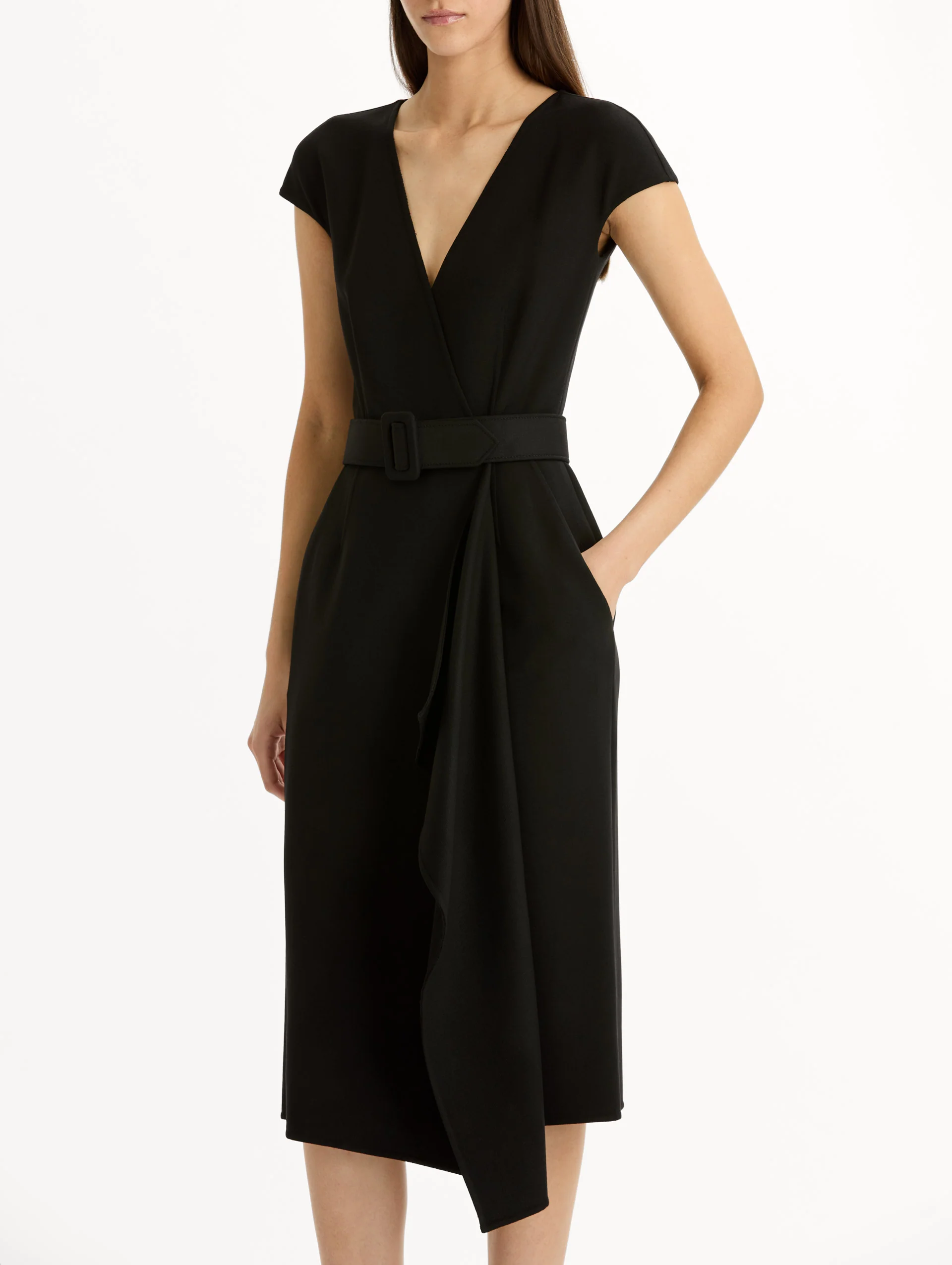 Wool-Blend Pencil Dress - Image 5