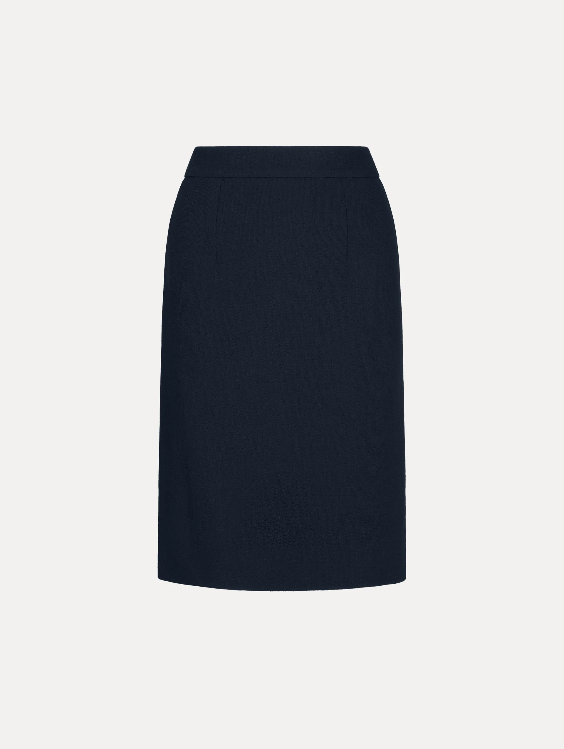Wool-Blend Pencil Skirt