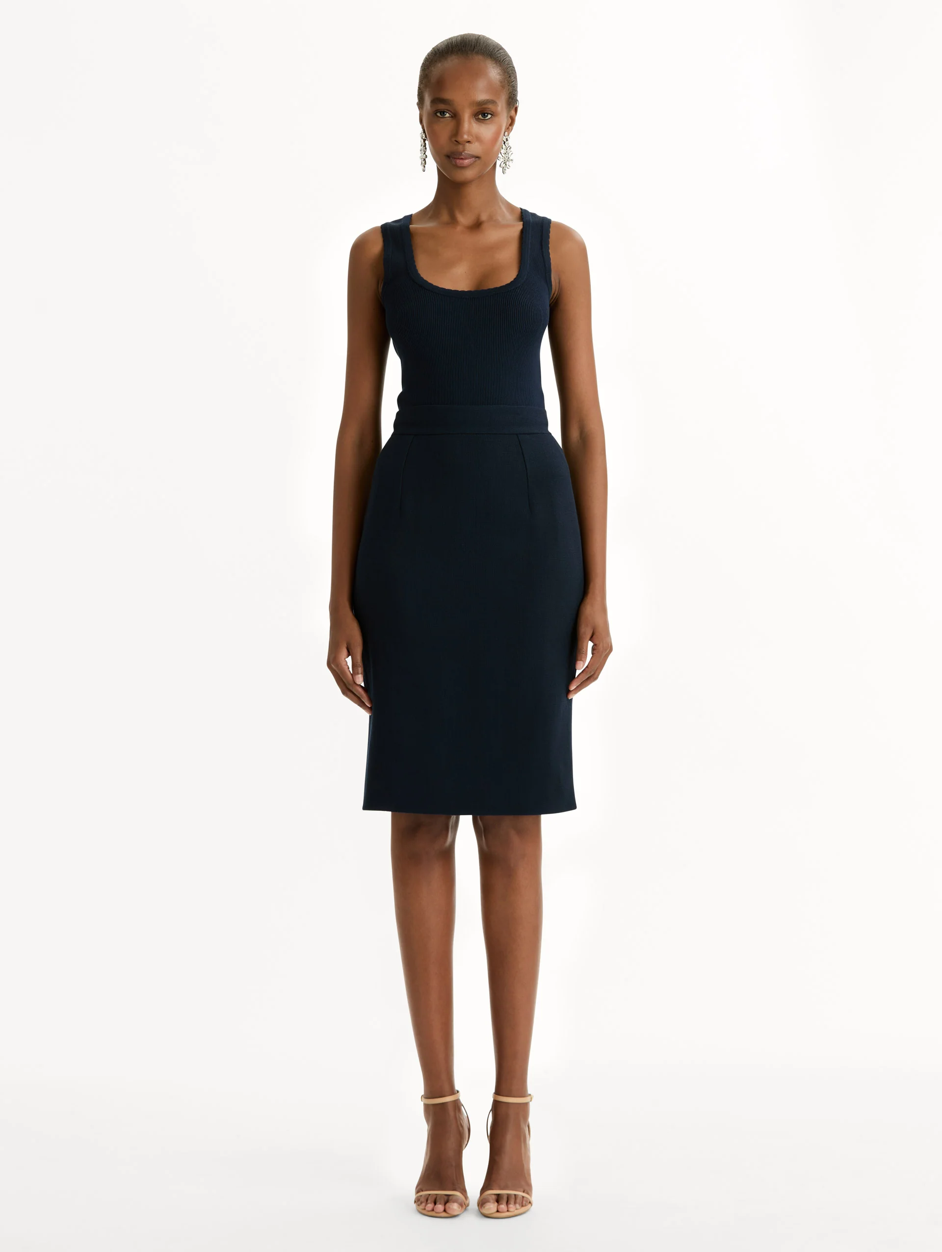 Wool-Blend Pencil Skirt - Image 2
